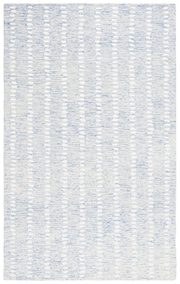 Safavieh Abstract 498 ABT498 Hand Tufted Modern Rug Blue / Ivory ABT498M-6SQ