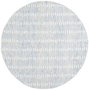 Safavieh Abstract Hand-tufted Area Rug In Grey And Ivory - Modern Luxury For Your Living Space, 9x12 Feet Blue ,Ivory 70% Wool,20% Chenil,10% Cotton Abt498m-25