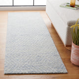 Safavieh Abstract 499 ABT499 Hand Tufted Modern Rug Blue / Ivory ABT499M-6SQ