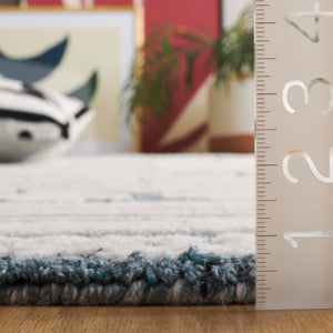 Safavieh Abstract Chic Hand-tufted Area Rug In Grey And Ivory - Modern Elegance For Your Home Décor Grey ,Ivory 60% Wool,30% Polyester,10% Cotton Abt559f-6r