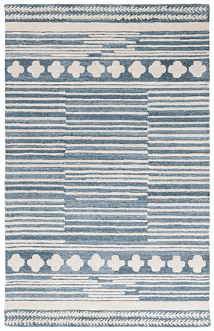 Safavieh Abstract 559 Hand Tufted Contemporary Rug Grey / Ivory 60% Wool, 30% Polyester, 10% Cotton