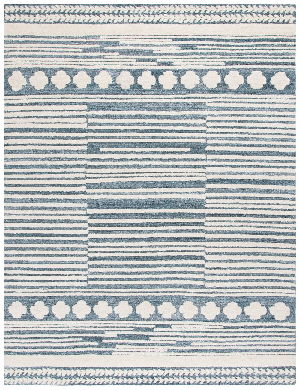 Safavieh Abstract Chic Hand-tufted Area Rug In Grey And Ivory - Modern Elegance For Your Home Décor Grey ,Ivory 60% Wool,30% Polyester,10% Cotton Abt559f-6r