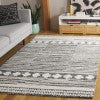 Safavieh Abstract 559 Hand Tufted Contemporary Rug Black / Ivory 80% Wool, 20% Cotton