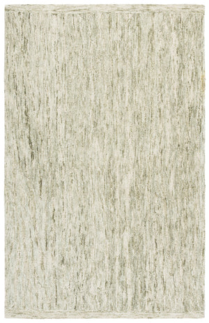 Safavieh Abstract Hand‑Tufted Green Ivory Rug, 80% Wool 20% Cotton, Low Pile 1/2" For Living Room Warmth 5'-0" x 8'-0" ABT560Y-5