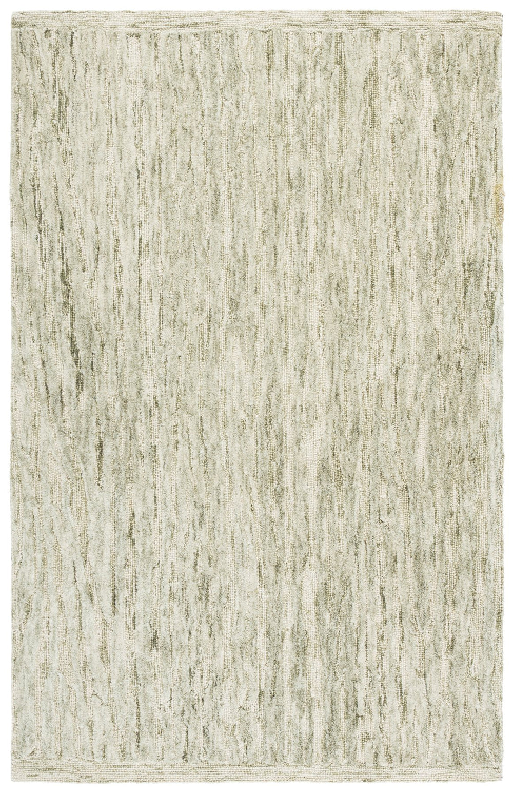 Safavieh Abstract Round Hand‑Tufted Green And Ivory Rug, Wool-Cotton Blend, Plush 0.5" Pile For Living Rooms 6'-0" x 6'-0" ABT560Y-6R