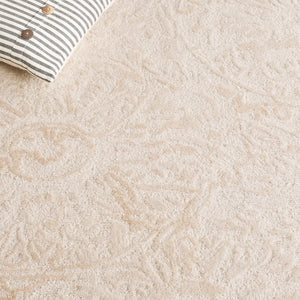 Safavieh Abstract 612 Hand Tufted Contemporary Rug Beige / Ivory 50% Wool, 15% Viscose, 25% Nylon, 10% Cotton