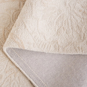 Safavieh Abstract 612 Hand Tufted Contemporary Rug Beige / Ivory 50% Wool, 15% Viscose, 25% Nylon, 10% Cotton