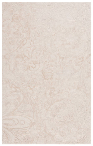 Safavieh Abstract 612 Hand Tufted Contemporary Rug Beige / Ivory 50% Wool, 15% Viscose, 25% Nylon, 10% Cotton