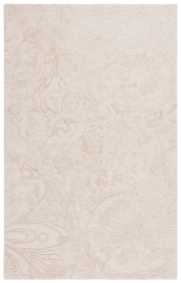 Safavieh Abstract Hand-tufted Runner Rug - Luxurious Wool Blend With Elegant Swirls For Modern Home Decor Beige ,Ivory 50% Wool,15% Viscose,25% Nylon,10% Cotton Abt612b-5