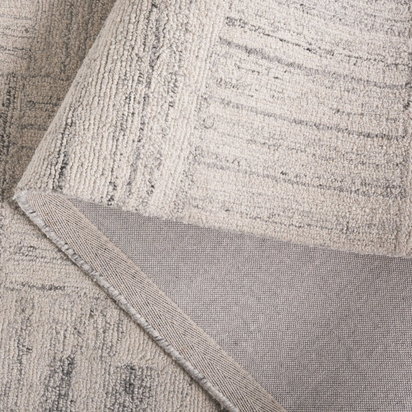 Safavieh Abstract Artisan-crafted Area Rug - Modern Geometric Design For Chic Interiors - Plush Comfort & Style Grey 27% Wool,27% Nylon,27% Pet,9% Viscose,10% Cotton Abt614f-6