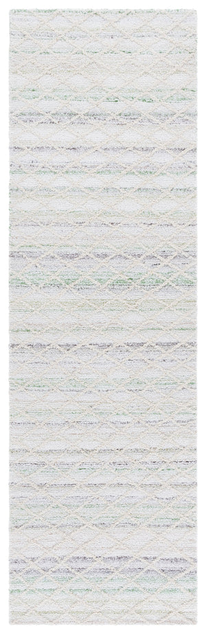 Safavieh Abstract Hand-tufted Area Rug - Elegant Diamond Trellis Design For Modern Home Décor And Comfort Green ,Ivory 27% Wool,27% Nylon,27% Pet,9% Viscose,10% Cotton Abt615y-3