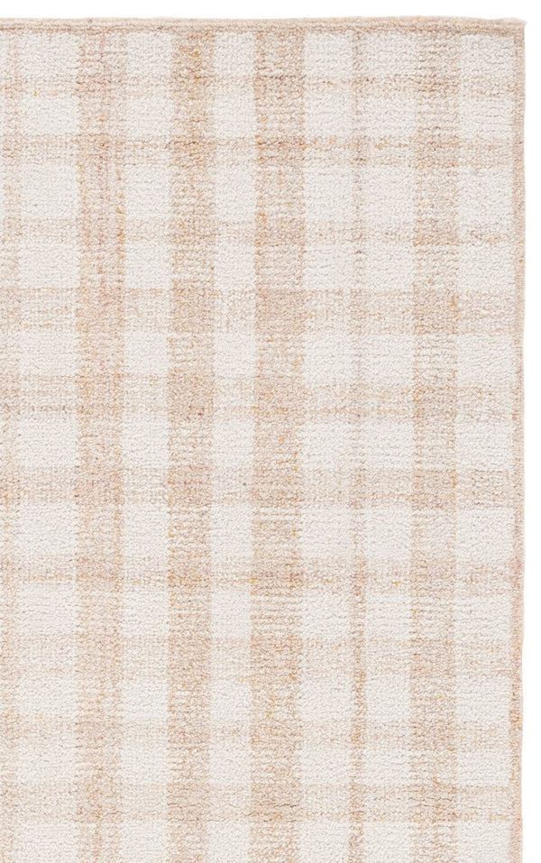 Safavieh Abstract Hand Tufted Wool Viscose Area Rug Plaid Ivory Gold Living Room Bedroom ABT648D-6