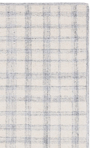 Safavieh Abstract Hand Tufted Wool Viscose Area Rug Ivory Grey Plaid for Living Room ABT648F-6