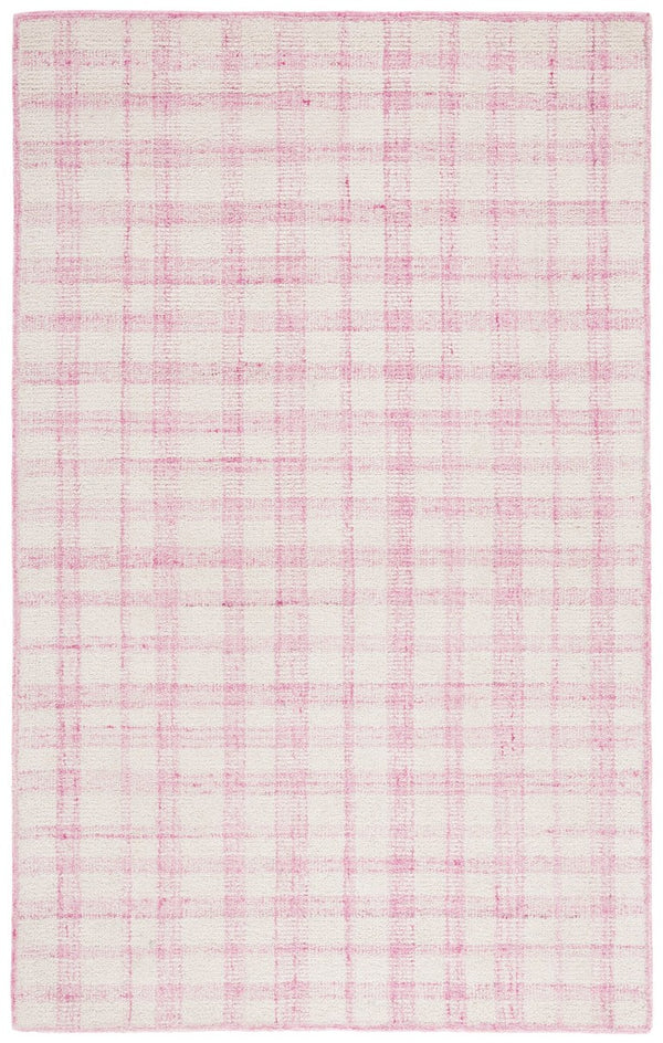 Safavieh Abstract Hand Tufted Wool Viscose Plaid Area Rug for Living Room or Bedroom ABT648U-5