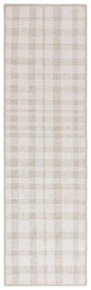 Safavieh Abstract Hand-Tufted Wool Viscose Plaid Runner Rug for Hallways and Entryways ABT648W-28