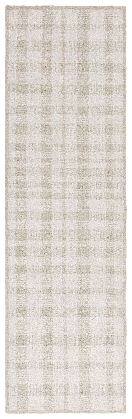 Safavieh Abstract Hand-Tufted Wool Viscose Plaid Runner Rug for Hallways and Entryways ABT648W-28