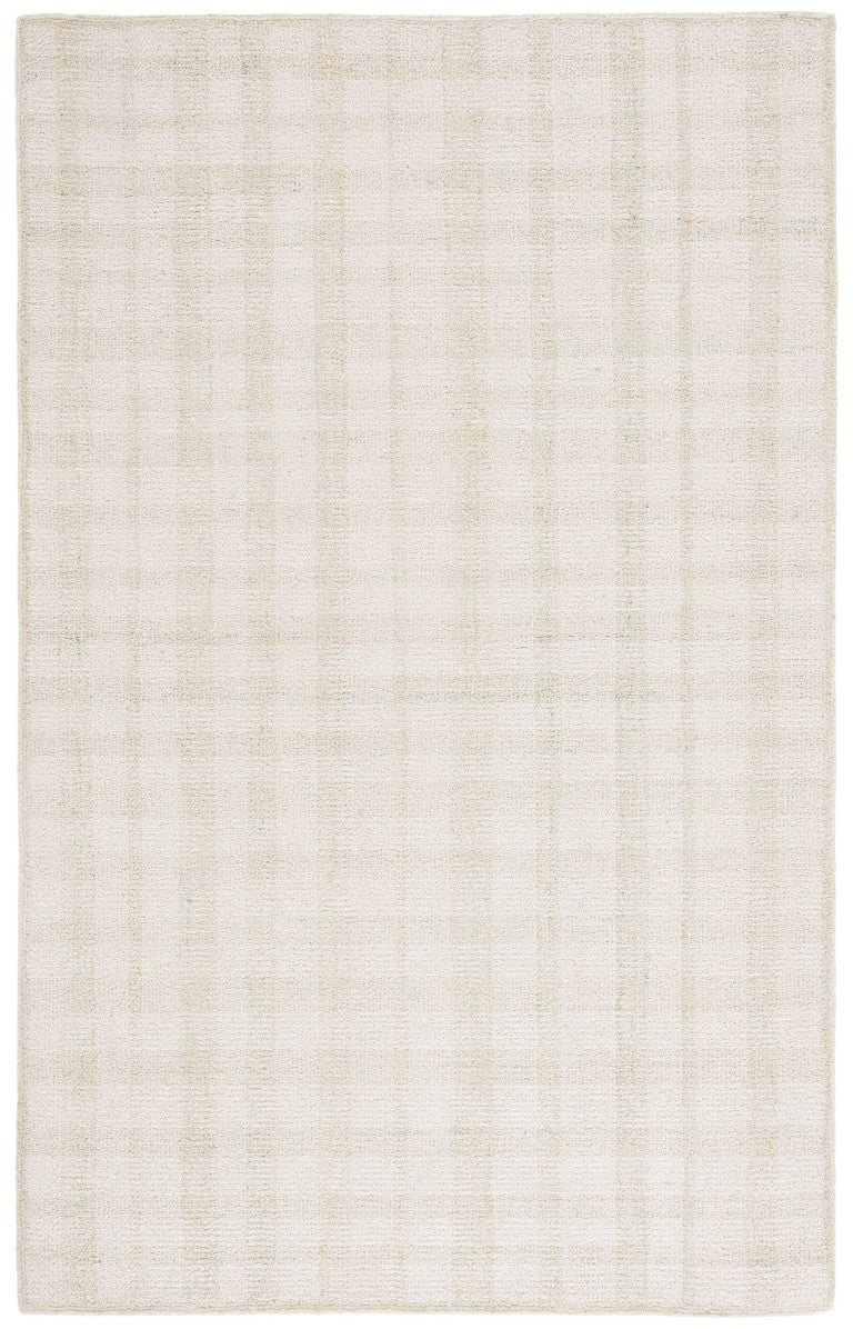 Safavieh Abstract Hand Tufted Wool Plaid Area Rug Ivory Sage Soft Low Pile Living Room ABT648W-5