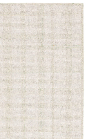 Safavieh Abstract Hand Tufted Wool Plaid Area Rug in Ivory Sage for Living Room Decor ABT648W-6