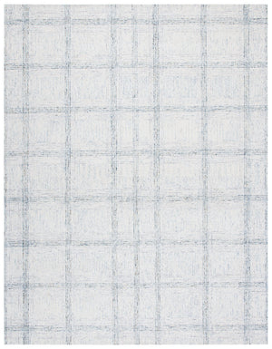 Safavieh Abstract Hand-tufted Area Rug - Luxurious Wool Blend With Elegant Grid Pattern For Modern Spaces Ivory ,Gold 80% Wool,20% Cotton Abt657a-10