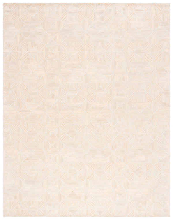 Safavieh Abstract 763 Hand Tufted Modern Rug Gold / Ivory 80% Wool, 20% Cotton