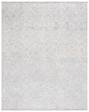 Safavieh Abstract 763 Hand Tufted Modern Rug Grey / Ivory 80% Wool, 20% Cotton
