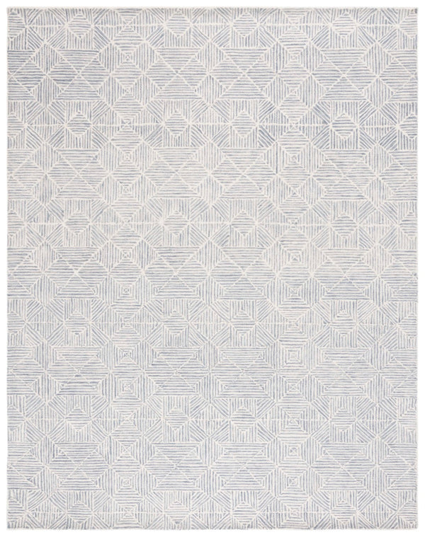 Safavieh Abstract 763 Hand Tufted Modern Rug Grey / Ivory 80% Wool, 20% Cotton