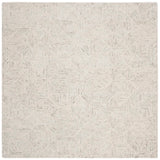 Safavieh Abstract 763 Hand Tufted Modern Rug Ivory / Light Blue 80% Wool, 20% Cotton