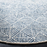 Safavieh Abstract 763 Hand Tufted Modern Rug Blue / Ivory 80% Wool, 20% Cotton