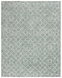 Safavieh Abstract 763 Hand Tufted Modern Rug Dark Green / Ivory 80% Wool, 20% Cotton