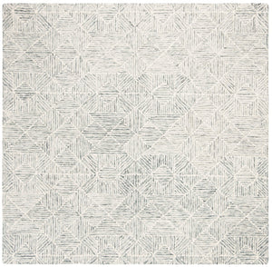 Safavieh Abstract 763 Hand Tufted Modern Rug Green / Ivory 80% Wool, 20% Cotton