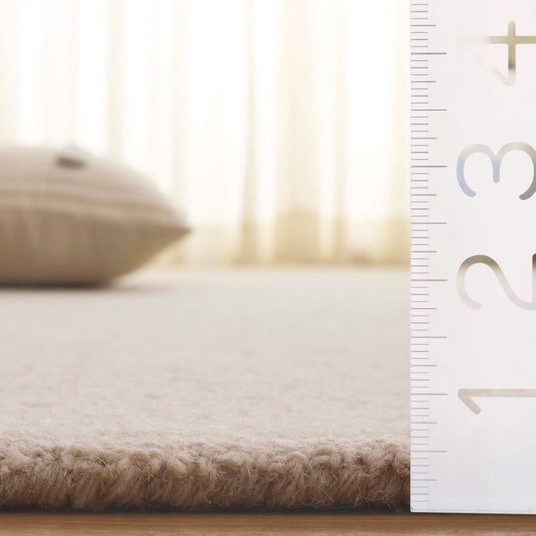 Safavieh Abstract Hand-tufted Runner Rug – Elegant Indian Craftsmanship, Luxurious Wool Pile For Ultimate Comfort Beige Wool Pile Abt777b-5