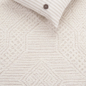 Safavieh Abstract Hand-tufted Runner Rug – Elegant Indian Craftsmanship, Luxurious Wool Pile For Ultimate Comfort Beige Wool Pile Abt777b-5