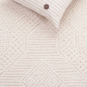 Safavieh Abstract Elegant Handcrafted Area Rug - Luxurious Modern Design For Stylish Living Space Decor Beige Wool Pile Abt777b-8