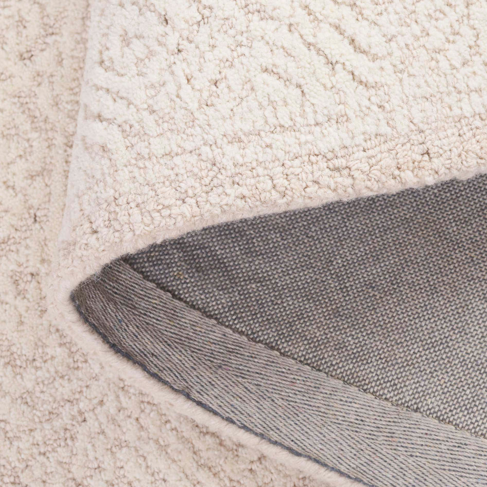 Safavieh Abstract Hand-tufted Runner Rug – Elegant Indian Craftsmanship, Luxurious Wool Pile For Ultimate Comfort Beige Wool Pile Abt777b-5