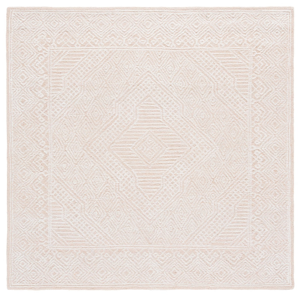 Safavieh Abstract Elegant Handcrafted Area Rug - Luxurious Modern Design For Stylish Living Space Decor Beige Wool Pile Abt777b-8