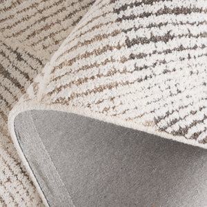 Safavieh Abstract Modern Area Rug - Hand-tufted Wool With Earthy Tones For Stylish Home Décor & Comfort Ivory ,Brown Wool Pile Abt778a-6