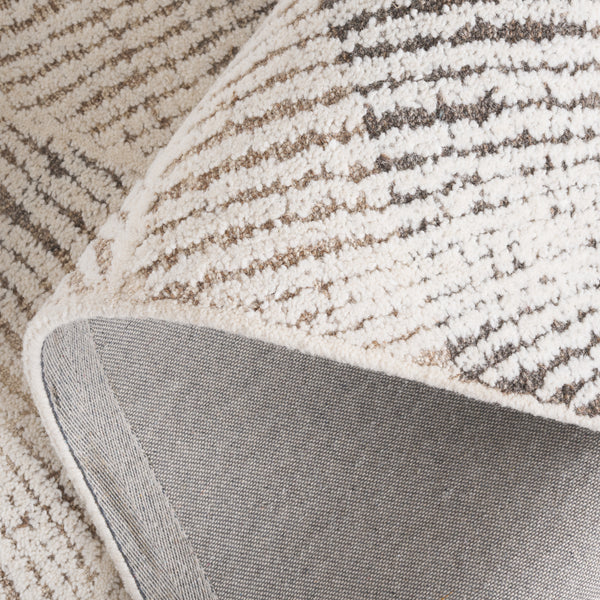 Safavieh Abstract Modern Area Rug - Hand-tufted Wool With Earthy Tones For Stylish Home Décor & Comfort Ivory ,Brown Wool Pile Abt778a-6