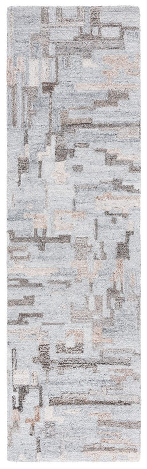 Safavieh Abstract 875 ABT875 Hand Tufted Modern Rug Grey / Brown ABT875F-4