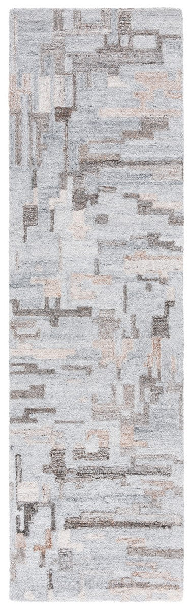 Safavieh Abstract 875 ABT875 Hand Tufted Modern Rug Grey / Brown ABT875F-4