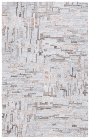 Safavieh Abstract 875 Hand Tufted Modern Rug Grey / Brown 5' x 8'