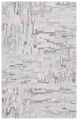 Safavieh Abstract 875 ABT875 Hand Tufted Modern Rug Grey / Brown ABT875F-4