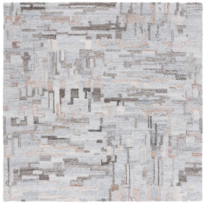 Safavieh Abstract 875 ABT875 Hand Tufted Modern Rug Grey / Brown ABT875F-4