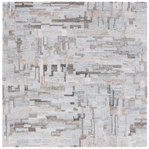 Safavieh Abstract 875 ABT875 Hand Tufted Modern Rug Grey / Brown ABT875F-4