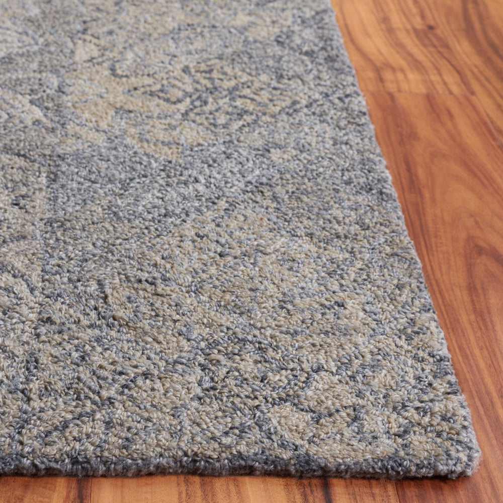 Safavieh Abstract 876 Hand Tufted Modern Rug Beige / Grey 4' x 6'