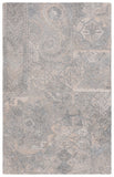 Safavieh Abstract 876 Hand Tufted Modern Rug Beige / Grey 4' x 6'