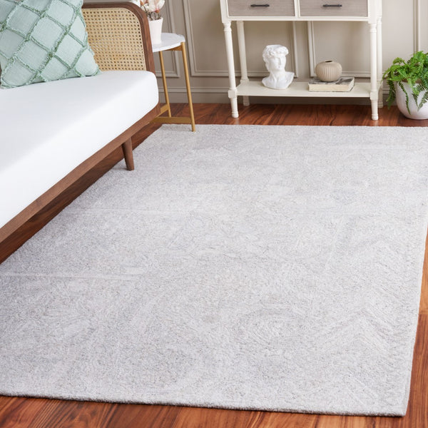 Safavieh Abstract 876 Hand Tufted Modern Rug Grey / Ivory 5' x 8'