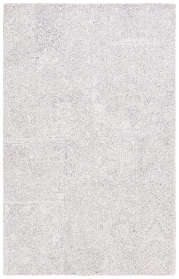 Safavieh Abstract 876 Hand Tufted Modern Rug Grey / Ivory 5' x 8'