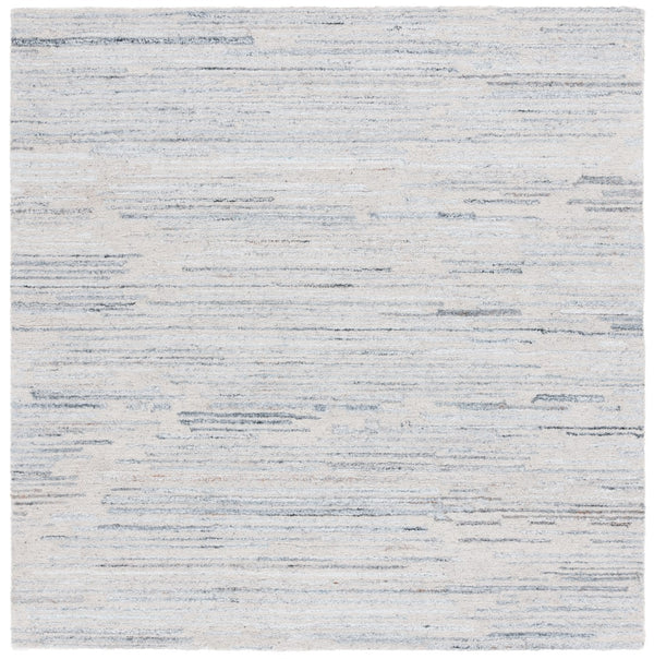 Safavieh Abstract 877 Hand Tufted Modern Rug Beige / Blue 6' x 6' Square