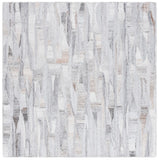 Safavieh Abstract 878 Hand Tufted Modern Rug Beige / Brown 6' x 6' Square