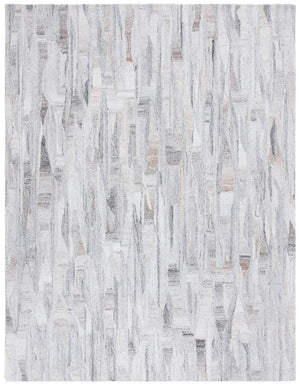 Safavieh Abstract 878 Hand Tufted Modern Rug Beige / Brown 4' x 6'